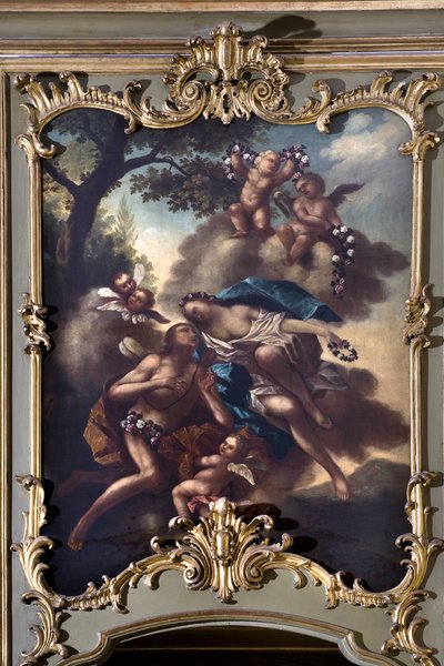 Zephyr and Chloris by Italian School